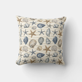 Küstenseestern Muscheln Elemente Design 391 Kissen