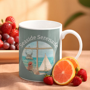 Küstenserenade Meeresträumerei Kaffeetasse