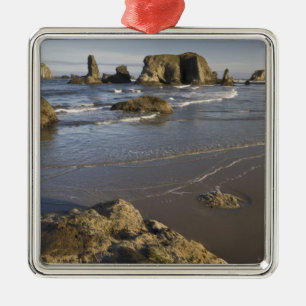 Küstensicht, Bandon, Oregon Ornament Aus Metall