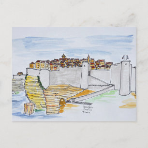 Küstenstadt Bonifacio Korsika, Frankreich Postkarte