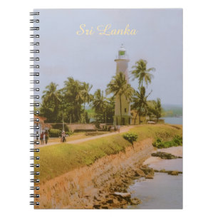 Küstenstadt Galle, Sri Lanka Reise Souvenir Notizblock