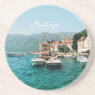 Küstenstadt Perast, Montenegro Getränkeuntersetzer