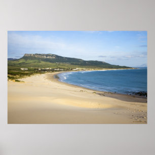 Küstenstrand an der Küste in der Nähe von Tarifa Poster