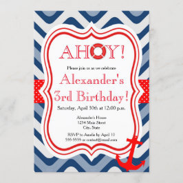 Küstenstrand nausea glücklicher Geburtstag Einladung