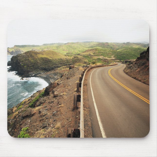 Küstenstraße Mousepad (Vorne)