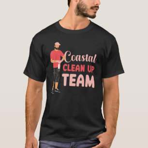 Küstenstreifen sauber Team Küstenstrände säubern T-Shirt