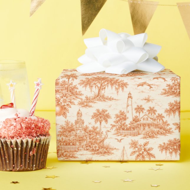 Küstentuch Georgia Geschenkpapier (Geburtstagsparty)