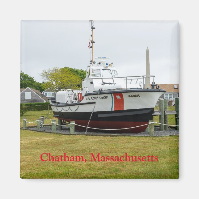 Küstenwachboot Chatham Massachusetts Magnet (Vorne)