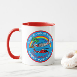 Küstenwache-Flughafen-Friseur-Punkt Hawaii Tasse
