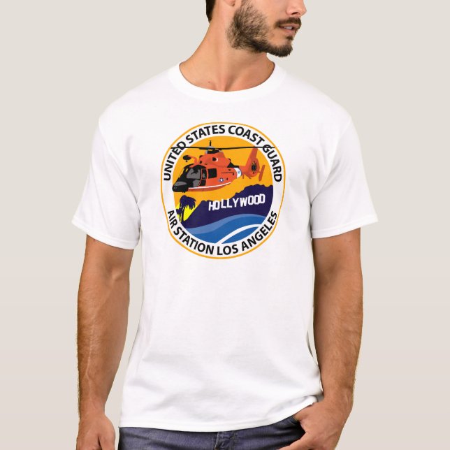 Küstenwache-Flughafen - Los Angeles T-Shirt (Vorderseite)