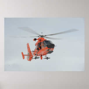 Küstenwache HH-65 Dolphin Hubschrauber Poster