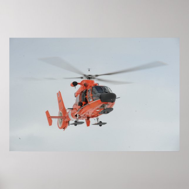 Küstenwache HH-65 Dolphin Hubschrauber Poster (Vorne)