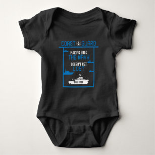 Küstenwache - Matrose des Marine-Geschenks seit Baby Strampler