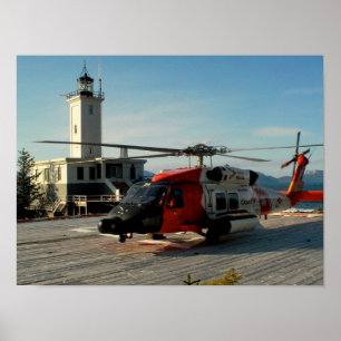 Küstenwache MH-60 Jayhawk Hubschrauber Poster