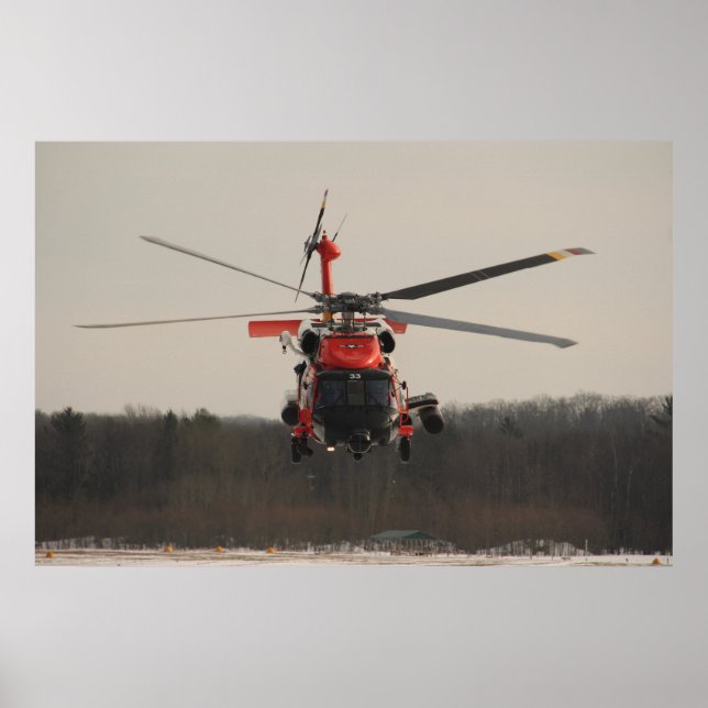 Küstenwache MH-60 Jayhawk Hubschrauber Poster (Vorne)