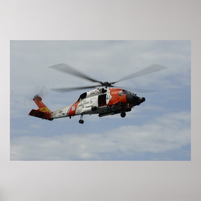 Küstenwache MH-60 Jayhawk Hubschrauber Poster (Vorne)