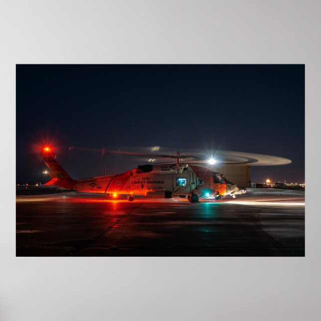 Küstenwache MH-60 Jayhawk Hubschrauber Poster (Vorne)
