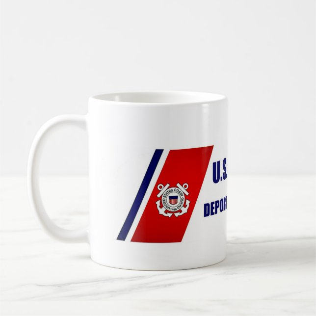 Küstenwache-Stolz Kaffeetasse (Links)
