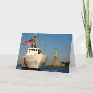 Küstenwache und die Freiheitsstatue Karte