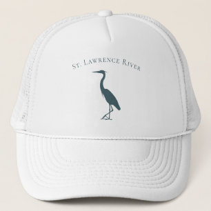 Küstenwandervogel Great Blue Heron Silhouette Truckerkappe