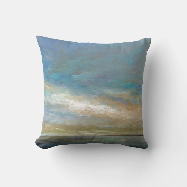 Küstenwolken mit Ozean Kissen (Vorderseite)