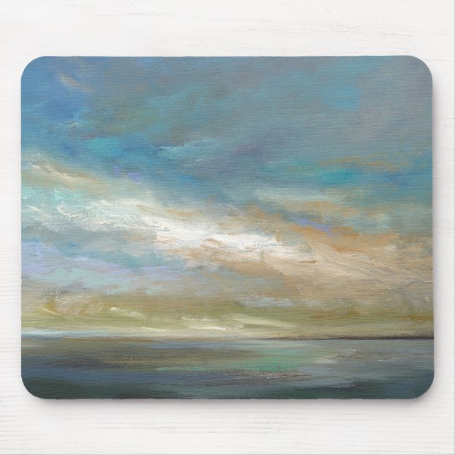 Küstenwolken mit Ozean Mousepad (Vorne)