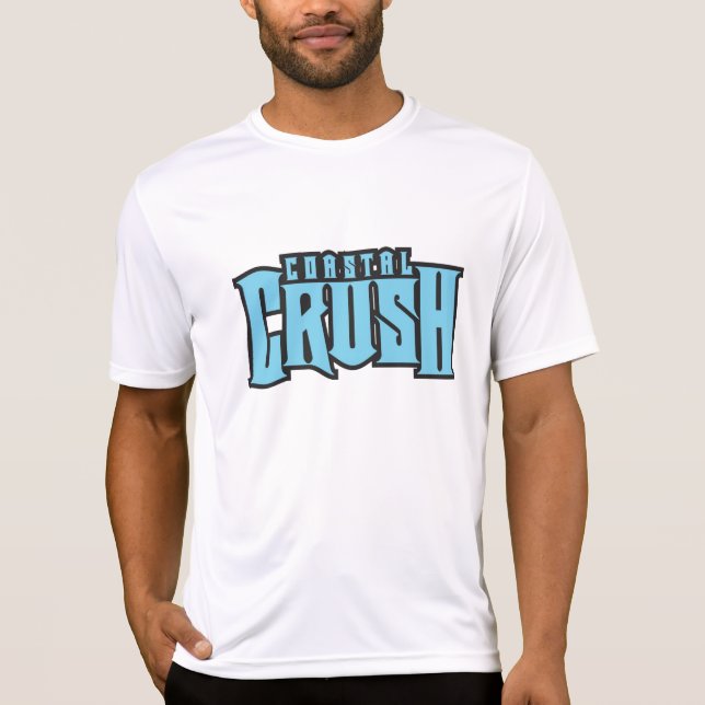 Küstenzerstampfungsbaseball T-Shirt (Vorderseite)