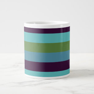 Küstharmonie-Streifen Jumbo-Tasse
