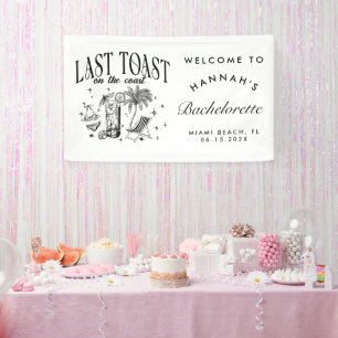 Küstliche Junggesellinnenabschied Moderne Cocktail Banner