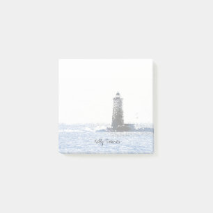 Küstliches Leuchtturm- & Atlantischer Ozean-Nautik Post-it Klebezettel