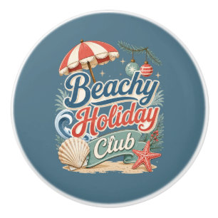 Küstliches Weihnachtsstrand-Feriensclub Keramikknauf