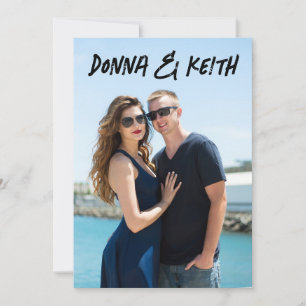 KUSTOM FOTO WEDING EINLADUNGEN