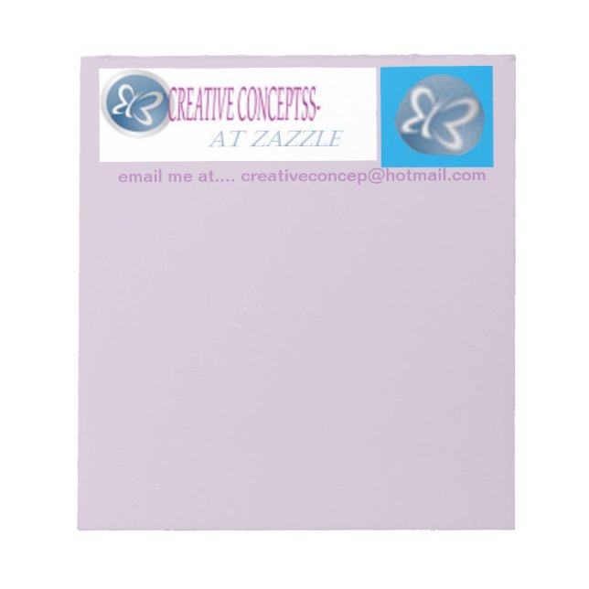 KUSTOM-LETTERHEAD-NOTE-PADS 5.5 X 6 NOTIZBLOCK (Vorderseite)
