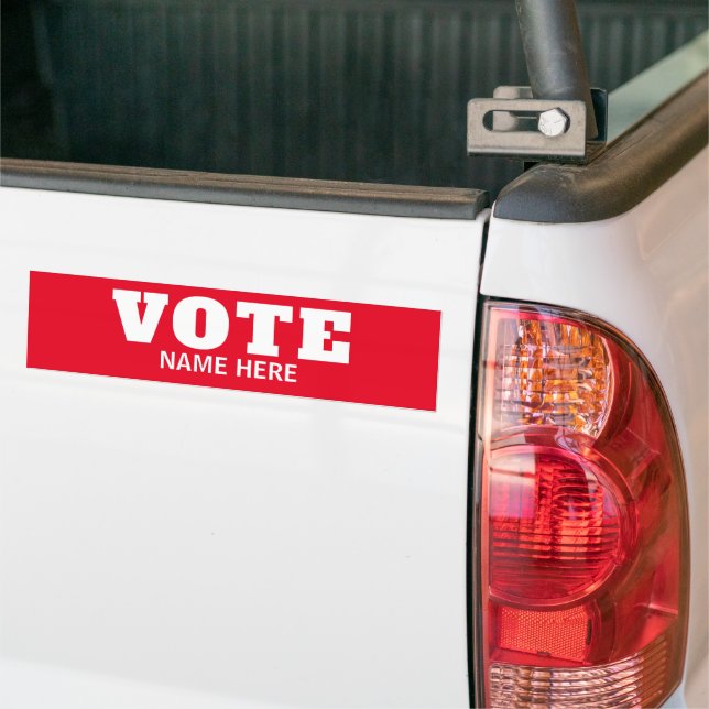 KUSTOM STIMMEN WÄHLER KANDIDATENWAHL AUTOAUFKLEBER (Auf Lkw)