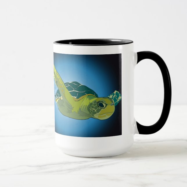 KUSTOM-TASSE - MEERESTURTALE TASSE (Rechts)