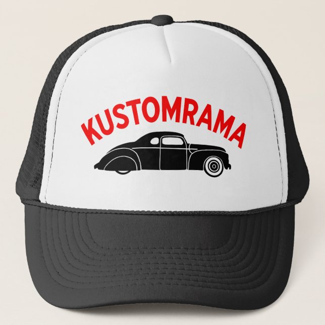 Kustomrama hackte und lenkte '39 truckerkappe (Vorderseite)