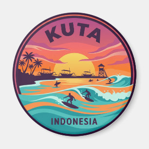 Kuta Beach Indonesien Magnet