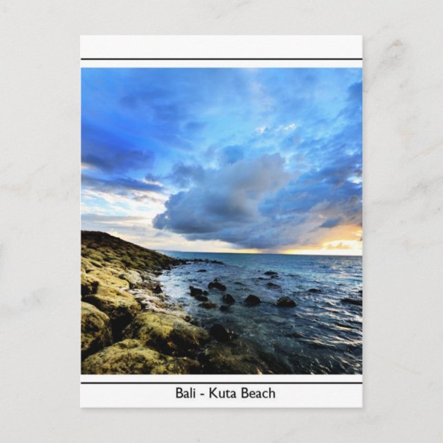 Kuta im Sturm Postkarte (Vorderseite)
