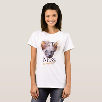 Kutanzüberladung mit Niedlicher Katze T-Shirt