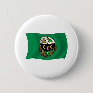 Kutenai-Stammes-Flaggenknopf Button