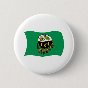 Kutenai-Stammes-Flaggenknopf Button