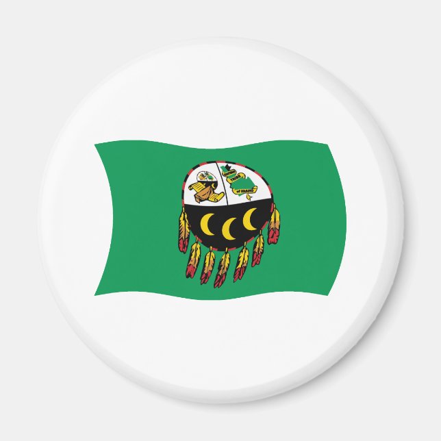 Kutenai Tribe Flag Magnet (Vorne)