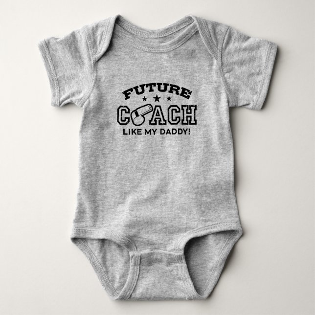 Kutsche wie mein Papa Baby Bodysuit Strampler (Vorderseite)