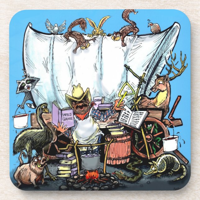 Kutschenwagen Getränkeuntersetzer (Vorderseite)