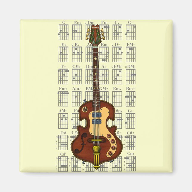 KuuMa Guitar 06 Magnet (Vorne)