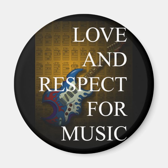 KuuMa Guitar Love 02 Magnet (Vorne)