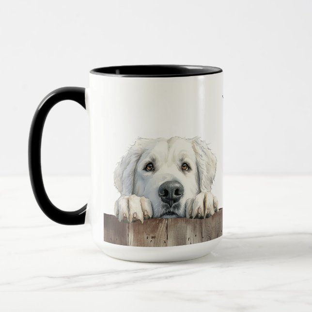 Kuvasz Chien Mug (Gauche)