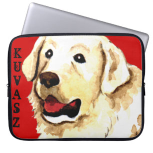 Kuvasz Farbblock Laptopschutzhülle