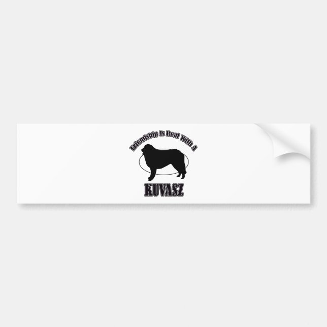 KUVASZ HUNDEentwürfe Autoaufkleber (Vorne)