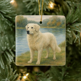 Kuvasz Keramikornament